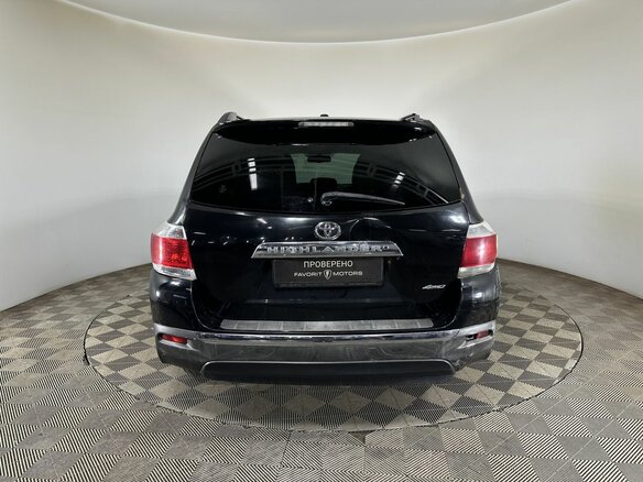 2010 Toyota Highlander II (XU40) Рестайлинг, чёрный, 1190000 рублей - вид 2