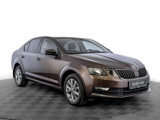 2019 Skoda Octavia III (A7) Рестайлинг, коричневый, 1730000 рублей, вид 3