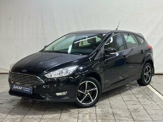 2017 Ford Focus III Рестайлинг, чёрный, 740000 рублей, вид 1