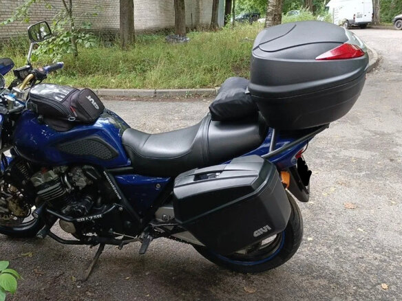1998 Honda CB 400 Super Four, синий, 280000 рублей - вид 15