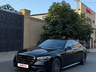 2022 Mercedes-Benz S-Класс 450 Long 4MATIC VII (W223), чёрный, 9550000 рублей, вид 1