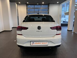 2021 Volkswagen Polo VI, белый, 1420000 рублей, вид 4