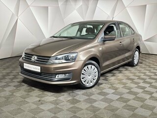 2015 Volkswagen Polo V Рестайлинг, коричневый, 919000 рублей, вид 1