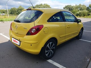 2007 Opel Corsa D, жёлтый, 399999 рублей, вид 4