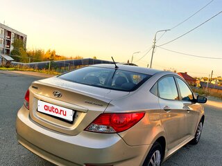 2012 Hyundai Solaris I, золотистый, 530000 рублей, вид 3