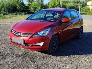 2016 Hyundai Solaris I Рестайлинг, красный, 1390000 рублей, вид 1