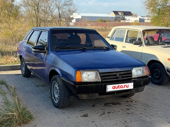 2003 Lada (ВАЗ) 21099, синий, 99999 рублей - вид 6