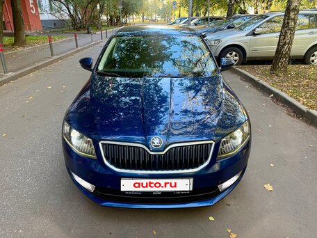 2014 Skoda Octavia III (A7), синий, 1195000 рублей, вид 3