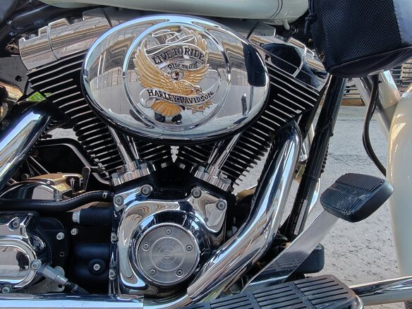 2003 Harley-Davidson Electra Glide, белый, 550000 рублей - вид 9
