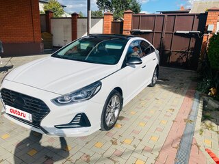 2018 Hyundai Sonata VII (LF) Рестайлинг, белый, 1930000 рублей, вид 1