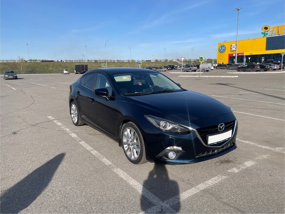 2013 Mazda 3 III (BM), синий, 1390000 рублей