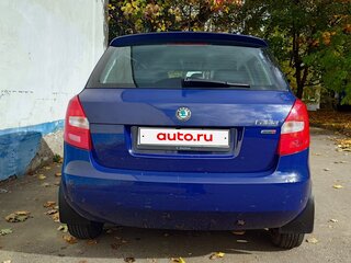 2012 Skoda Fabia II Рестайлинг, синий, 630000 рублей, вид 4