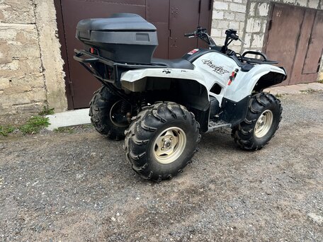 2010 Yamaha Grizzly 700, белый, 700000 рублей, вид 4
