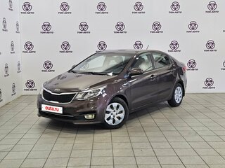 2017 Kia Rio III Рестайлинг, коричневый, 850000 рублей, вид 1