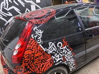 2006 Ford Fiesta Mk5, чёрный, 260000 рублей, вид 3