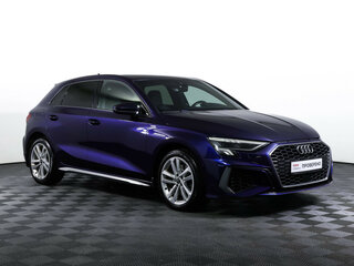 2021 Audi A3 Sportback 35 TFSI IV (8Y), синий, 2655000 рублей, вид 3