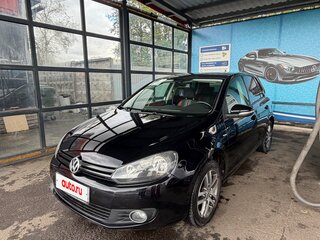 2012 Volkswagen Golf VI, чёрный, 840000 рублей, вид 4