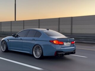 2019 BMW M5 Competition VI (F90), синий, 6500000 рублей, вид 3