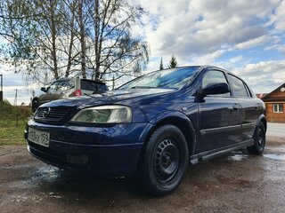 2001 Opel Astra G, синий, 290000 рублей, вид 3