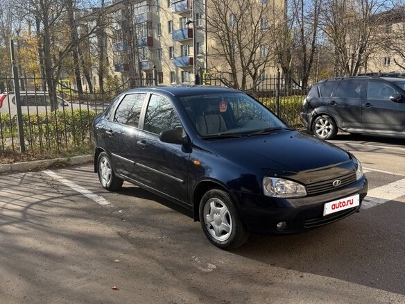 2008 Lada (ВАЗ) Kalina I, синий, 410000 рублей