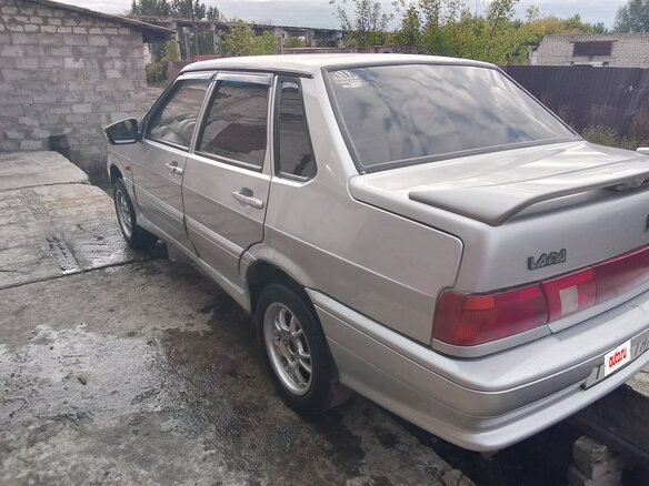 2007 Lada (ВАЗ) 2115, серебристый, 240000 рублей - вид 8