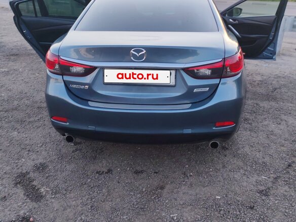 2016 Mazda 6 III (GJ) Рестайлинг, синий, 960000 рублей - вид 3