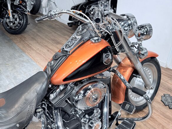 2008 Harley-Davidson Fat Boy, оранжевый, 1099000 рублей - вид 15