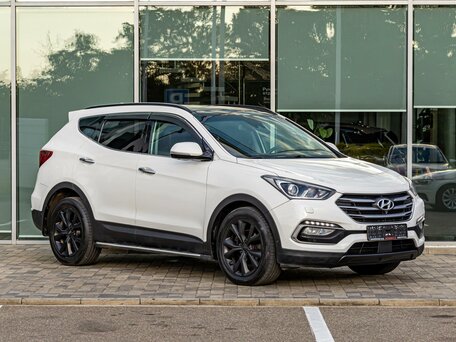 2017 Hyundai Santa Fe III Рестайлинг, белый, 1855000 рублей, вид 3