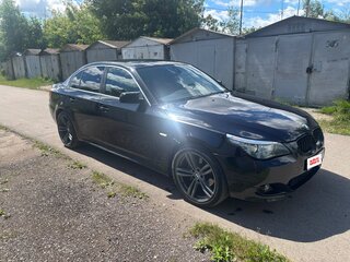2008 BMW 5 серии 530xi V (E60/E61) Рестайлинг, чёрный, 1245000 рублей, вид 4