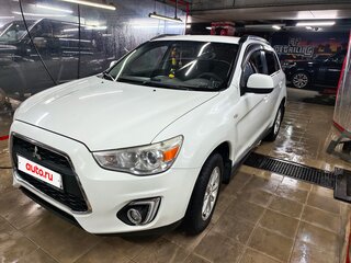 2014 Mitsubishi ASX I Рестайлинг, белый, 1000000 рублей, вид 1