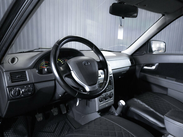2012 Lada (ВАЗ) Priora I, чёрный - вид 11