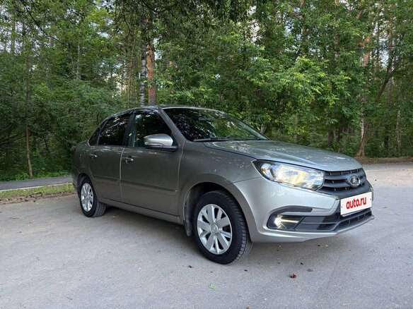 2019 Lada (ВАЗ) Granta I Рестайлинг, серебристый, 530000 рублей - вид 1