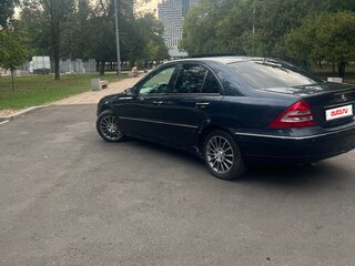 2002 Mercedes-Benz C-Класс 180 II (W203), чёрный, 385000 рублей, вид 3