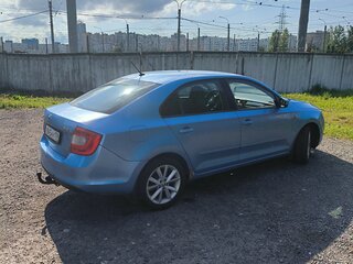2015 Skoda Rapid I, синий, 550000 рублей, вид 4
