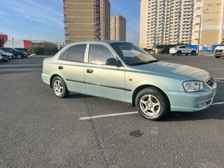 2008 Hyundai Accent ТагАЗ II, серебристый, 385000 рублей, вид 1