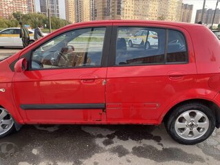 2006 Hyundai Getz I Рестайлинг, красный, 360000 рублей, вид 4