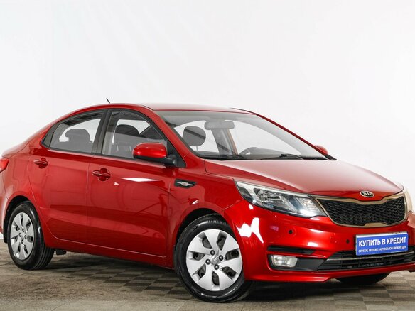 2015 Kia Rio III Рестайлинг, красный, 1169000 рублей