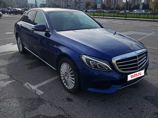 2015 Mercedes-Benz C-Класс 200 IV (W205), синий, 2470000 рублей, вид 2