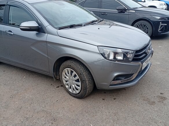 2019 Lada (ВАЗ) Vesta I, серый, 810000 рублей - вид 1