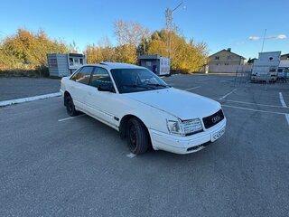 1991 Audi 100 IV (C4), белый, 150000 рублей, вид 3