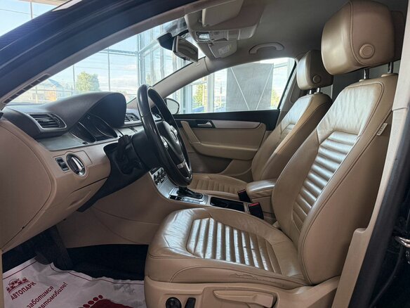 2012 Volkswagen Passat B7, чёрный - вид 6