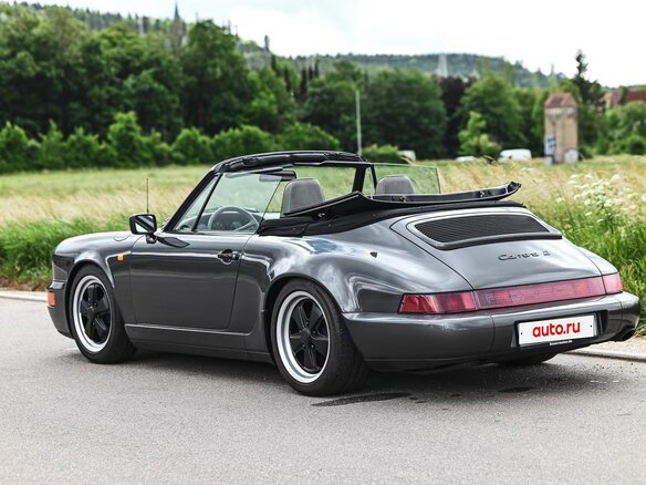 1991 Porsche 911 Carrera III (964), серый - вид 5