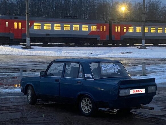 2004 Lada (ВАЗ) 2107, синий, 45000 рублей - вид 2