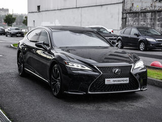 2021 Lexus LS 500 V Рестайлинг, чёрный, 5753970 рублей, вид 5