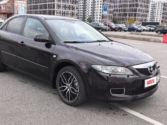 2007 Mazda 6 I (GG) Рестайлинг, пурпурный, 500000 рублей - вид 2