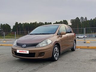 2008 Nissan Tiida I, коричневый, 400000 рублей, вид 1