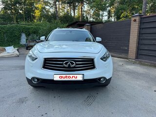 2012 Infiniti FX30d II (S51) Рестайлинг, белый, 1850000 рублей, вид 2