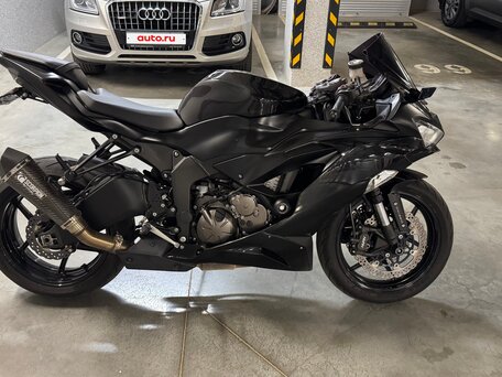 2019 Kawasaki ZX-6 Ninja, чёрный, 1200000 рублей, вид 1