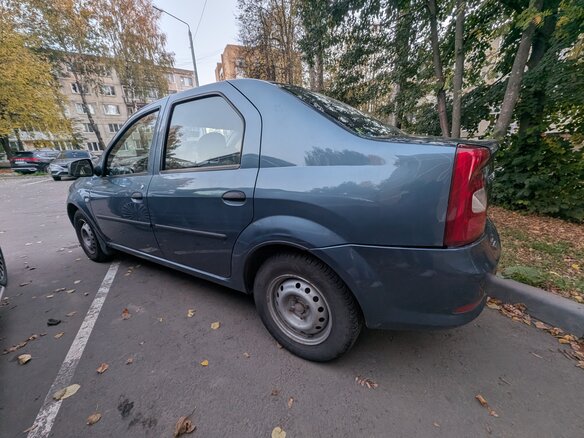 2010 Renault Logan I Рестайлинг, синий, 680000 рублей - вид 3