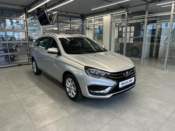 2026 Lada (ВАЗ) Vesta SW I Рестайлинг (NG), серебристый, 1935000 рублей - вид 2